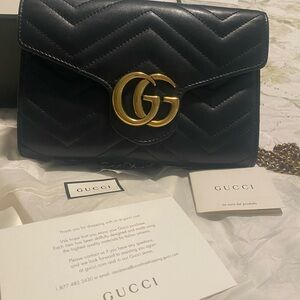 Gucci Black Quilted Leather Shoulder Bag